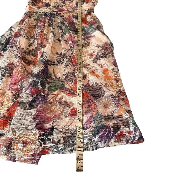 ANTHROPOLOGIE MAEVE MACKENZIE FLORAL FIT AND FLARE LACE DRESS SIZE 2 - Picture 15 of 16